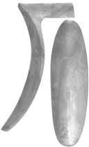 Ballard Buttplate,
wax cast steel
Overall length 4-7/16", width 1-5/16", comb 1-7/8" Ballard Buttplate,
wax cast steel
Overall length 4-7/16", width 1-5/16", comb 1-7/8"